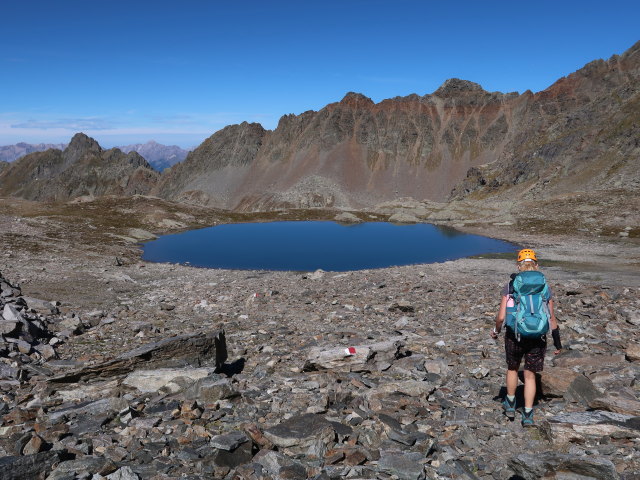 Evelyn beim Kugleter See (21. Sep.)