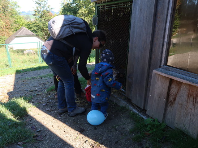 Sabine und Nils im Tierpark Buchenberg