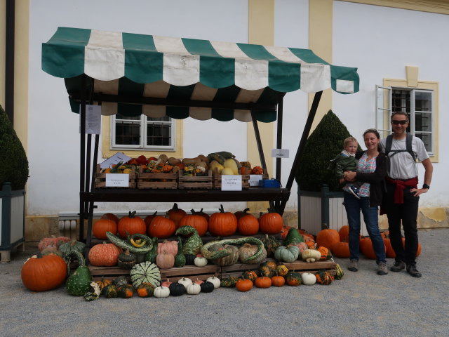 Nils, Sabine und ich am Herbstfest