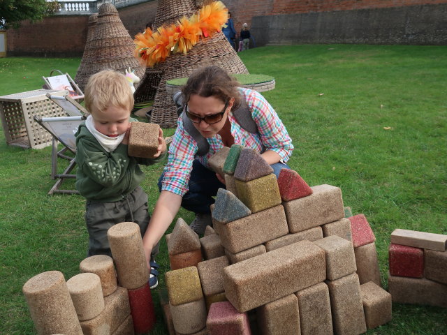 Nils und Sabine am Herbstfest