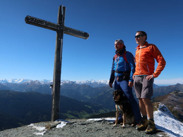 Georg und ich am Gr&uuml;ndegg, 2.168 m