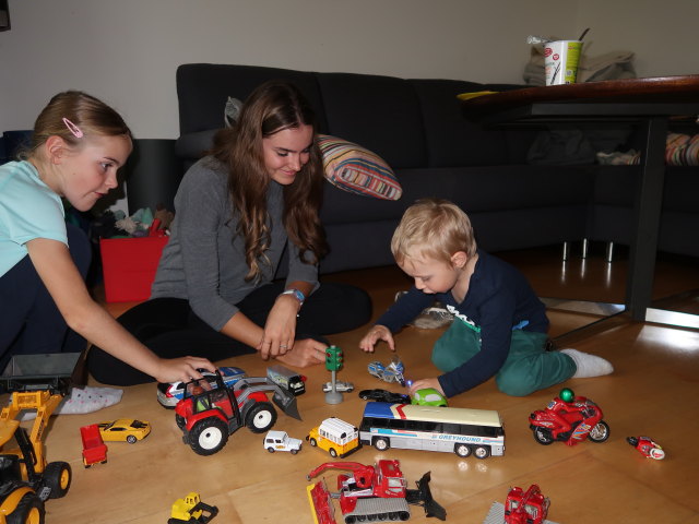 Emma, Anja-Liv und Nils in G&auml;nserndorf
