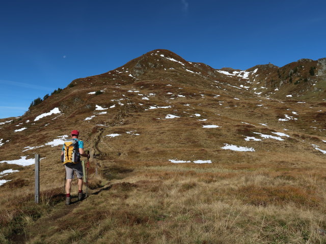 Aaron zwischen Hartkaserh&ouml;he und Rossgruberkogel (11. Okt.)