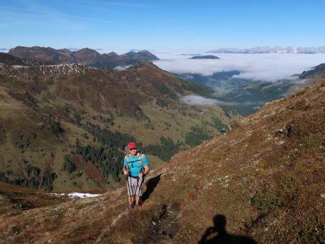 Aaron zwischen Rossgruberkogel und Stangenjoch (11. Okt.)
