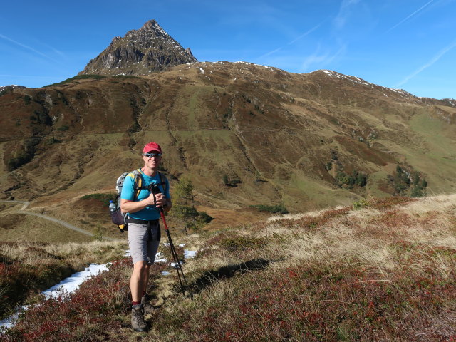 Aaron zwischen Rossgruberkogel und Stangenjoch (11. Okt.)
