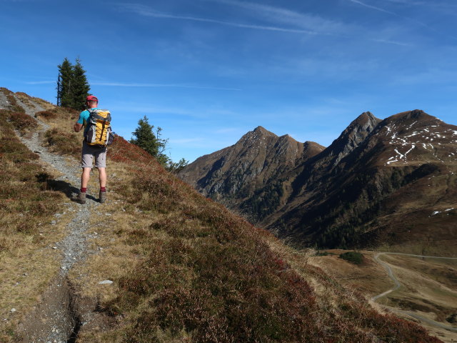 Aaron zwischen Stangenjoch und Sch&ouml;ntaljoch (11. Okt.)
