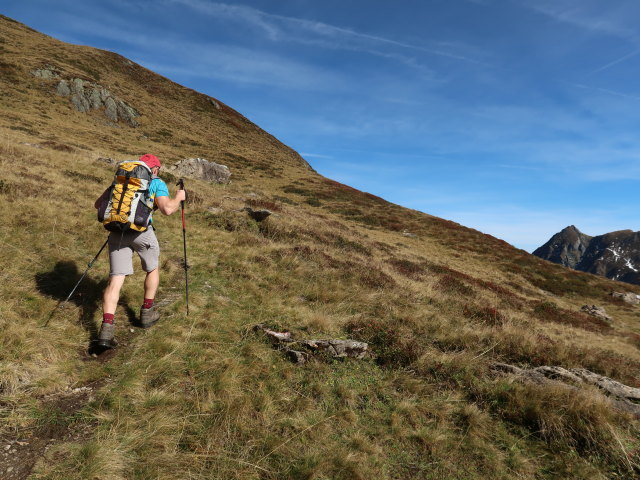 Aaron zwischen Stangenjoch und Sch&ouml;ntaljoch (11. Okt.)