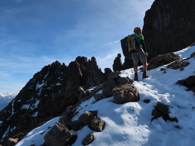 Aaron zwischen Sch&ouml;ntaljoch und Gro&szlig;em Rettenstein (11. Okt.)