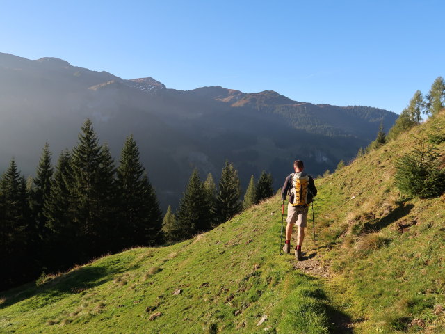 Aaron zwischen Sch&ouml;ntalalm und Sonnwendalm (11. Okt.)