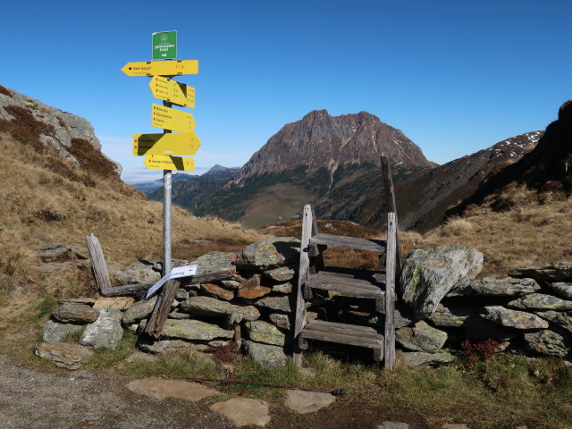 Geigenscharte, 2.028 m (12. Okt.)