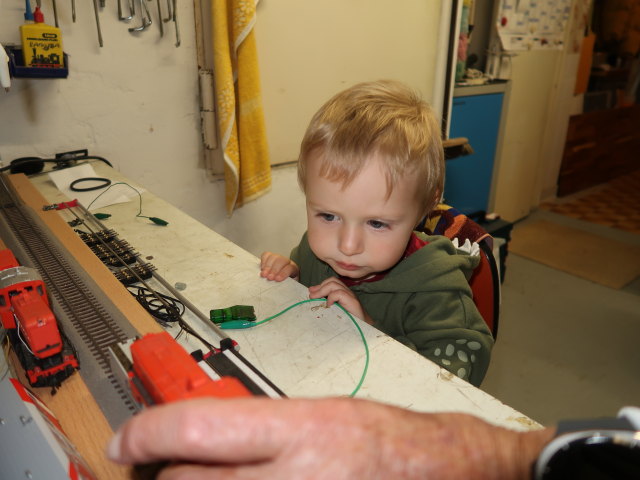 Nils im Haus meiner Eltern