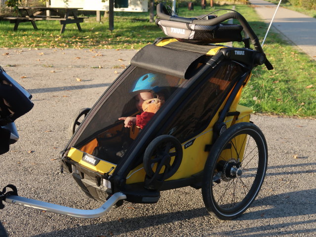 Nils im ehemaligen Bahnhof Hagenbrunn