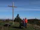 Nils, Sabine und ich am Buschberg, 485 m