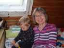 Nils und Mama im Haus meiner Eltern (20. Okt.)