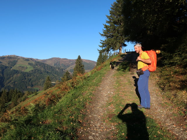 Georg zwischen Vorderstadluck und Reschenbergalm