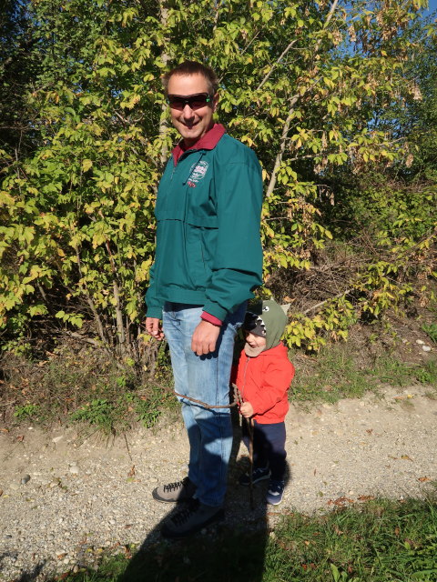 Ich und Nils zwischen S&uuml;&szlig;enbrunn und Breitenlee