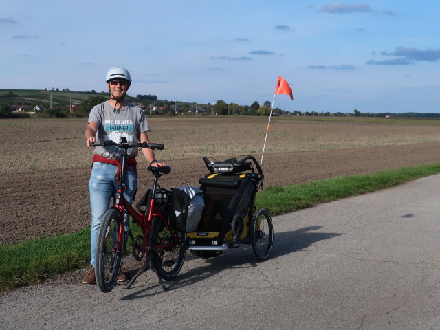 Ich und Nils zwischen Jedenspeigen und D&uuml;rnkrut