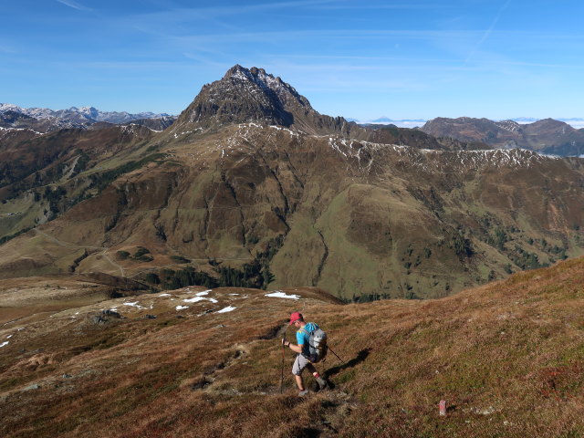 Aaron zwischen Rossgruberkogel und Stangenjoch (11. Okt.)