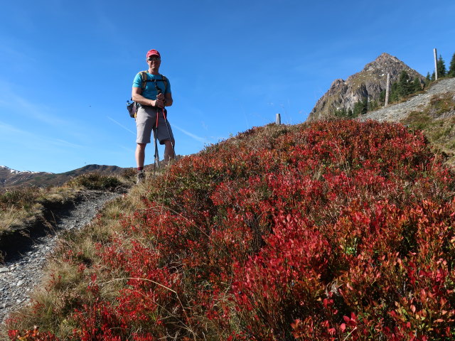 Aaron zwischen Stangenjoch und Sch&ouml;ntaljoch (11. Okt.)