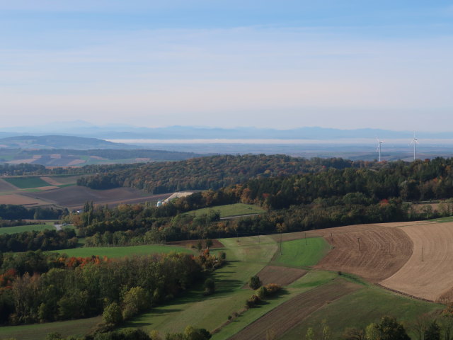 vom Aussichtsturm Oberleis Richtung S&uuml;dwesten