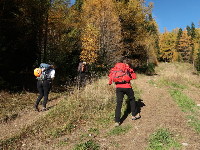 Irene, Reinhard und J&ouml;rg zwischen Preiner Gscheid und Gfl&ouml;tzh&uuml;tte
