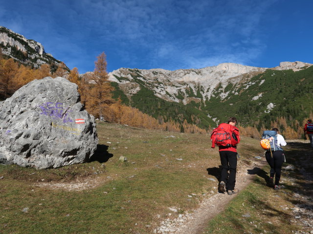 J&ouml;rg und Irene zwischen Gfl&ouml;tzh&uuml;tte und Karl-Kantner-Steig