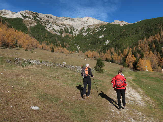 Reinhard und J&ouml;rg zwischen Gfl&ouml;tzh&uuml;tte und Karl-Kantner-Steig