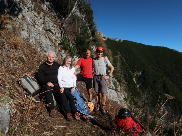 Reinhard, Irene, J&ouml;rg und ich am Karl-Kantner-Steig