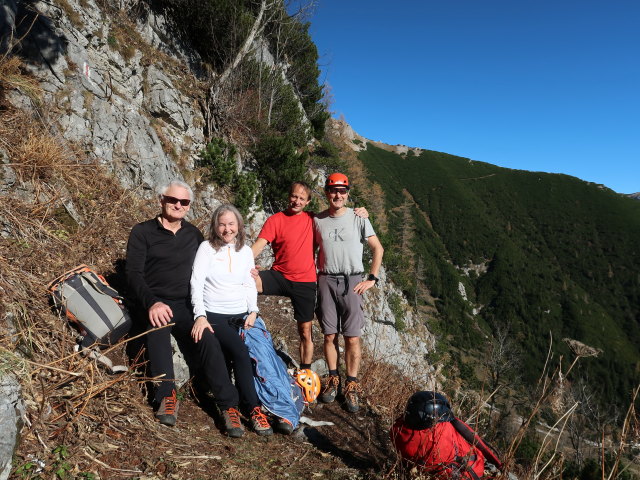 Reinhard, Irene, J&ouml;rg und ich am Karl-Kantner-Steig