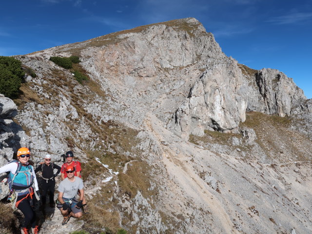 Irene, Reinhard, J&ouml;rg und ich am Bismarcksteig