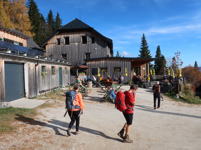 Irene, J&ouml;rg und Reinhard beim Waxriegelhaus, 1.361 m