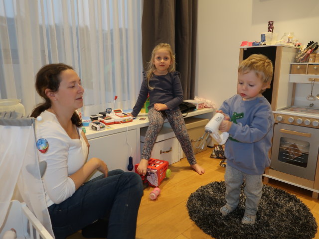 Sabine, Valentina und Nils