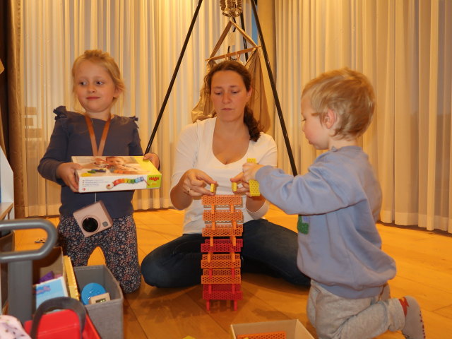 Valentina, Sabine und Nils