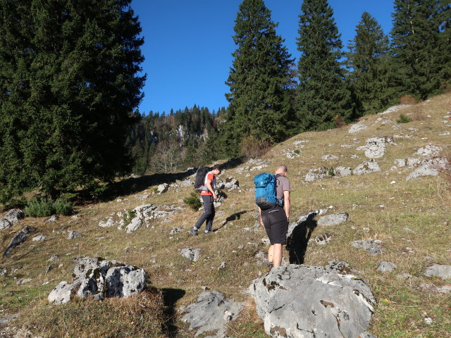 Ronald und Frank zwischen Steinbergalm und Kampenwand