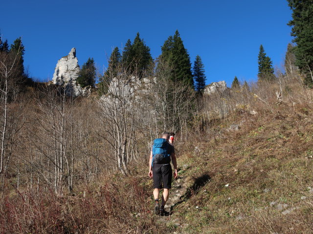 Frank und Ronald zwischen Steinbergalm und Kampenwand