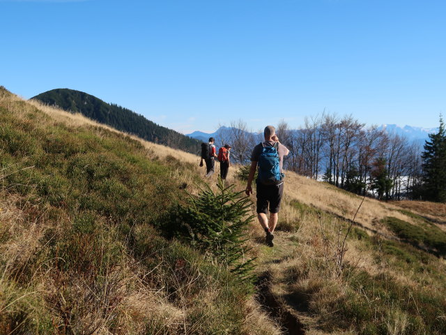 Ronald, Melanie und Frank zwischen Kampenwand und Piesenhausener Hochalm