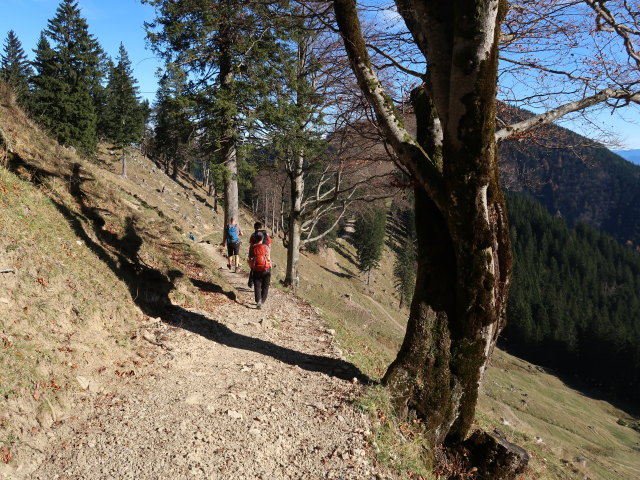 Frank, Ronald und Melanie zwischen Kampenwand und Piesenhausener Hochalm
