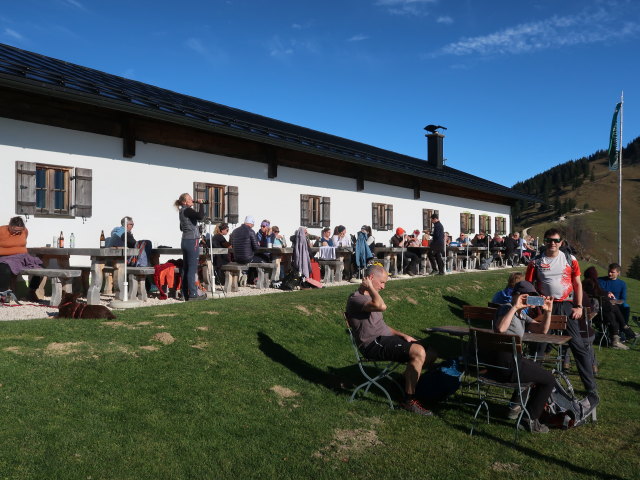 Frank, Melanie und Ronald auf der Piesenhausener Hochalm