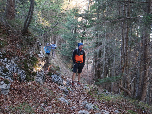Melanie und Frank zwischen Hochplatte und Oberauer Brunstalm