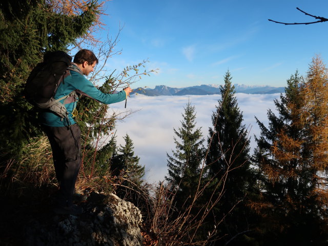 Ronald zwischen Hochplatte und Oberauer Brunstalm
