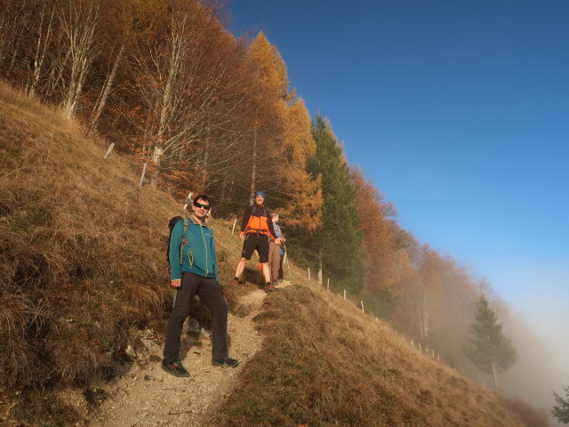 Ronald und Frank zwischen Hochplatte und Oberauer Brunstalm