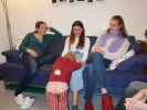 Sabine, Nils, Anja Liv und Katja Lin in unserer Wohnung