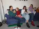 Sabine, Nils, Anja Liv und Katja Lin in unserer Wohnung