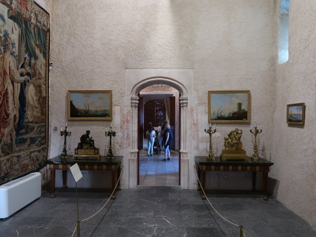 Sabine im Palau dels Reis de Mallorca in Palma (12. Nov.)