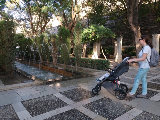 Nils und Sabine im S'Hort del Rei in Palma (12. Nov.)