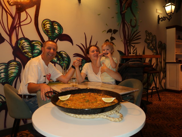 Ich, Sabine und Nils im Restaurant Quina Creu in Palma (12. Nov.)