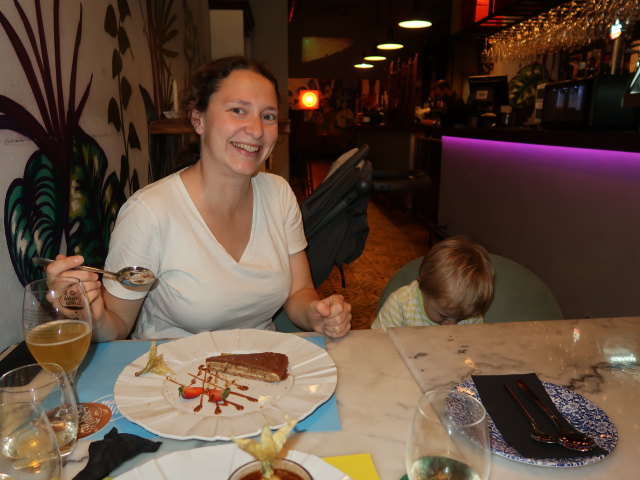 Sabine und Nils im Restaurant Quina Creu in Palma (12. Nov.)