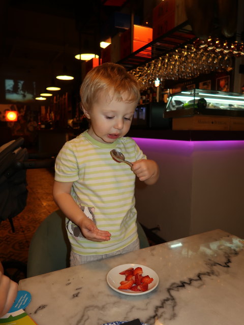 Nils im Restaurant Quina Creu in Palma (12. Nov.)