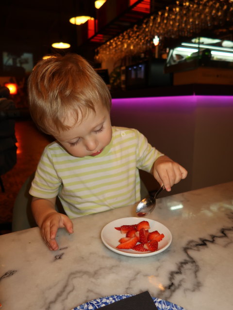 Nils im Restaurant Quina Creu in Palma (12. Nov.)