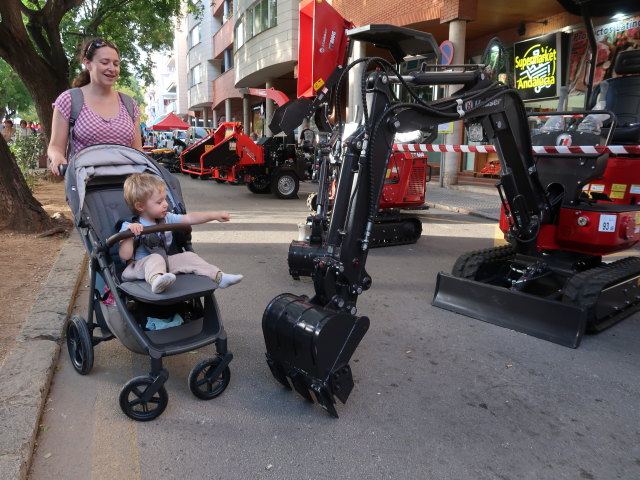 Sabine und Nils in der Calle Gran V&iacute;a Col&oacute;n in Inca (13. Nov.)
